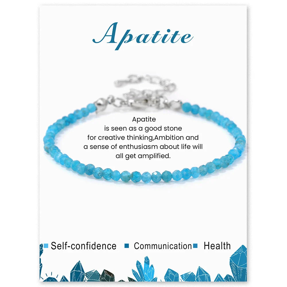 Faceted Gemstone Bead Bracelets